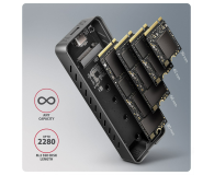 Axagon EEM2-20G USB-C 20Gbps - M.2 NVMe SSD wzmacniana - 1485444 - zdjęcie 7